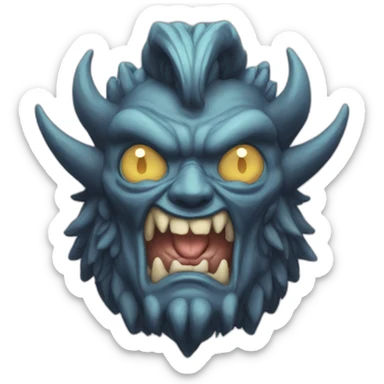 Beelzebub from helluva boss sticker