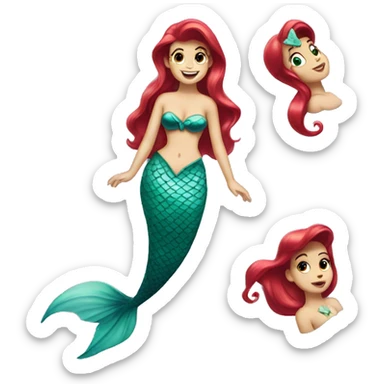 Ariel little mermaid  sticker