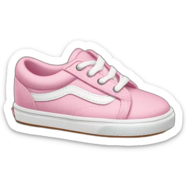 baby wearing pink Vans shoes sticker