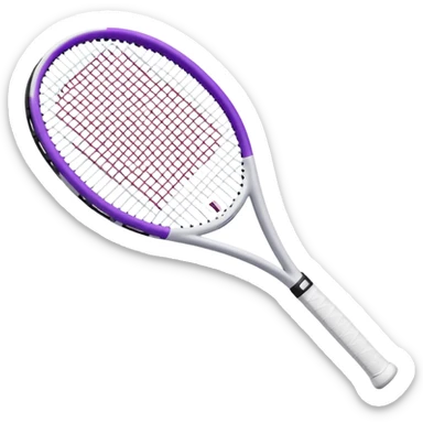 Wilson Soleste 105 Tennis Racquet, white/light purple sticker