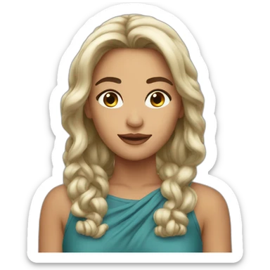 beautiful women named asta sticker