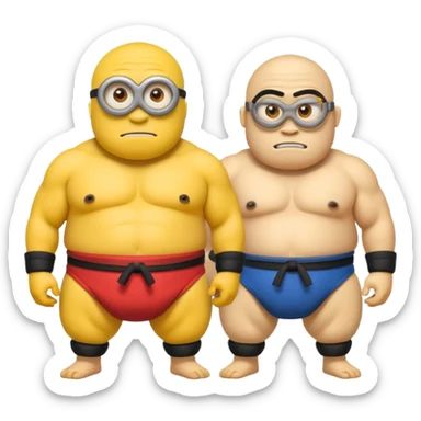 minions SUMO sticker