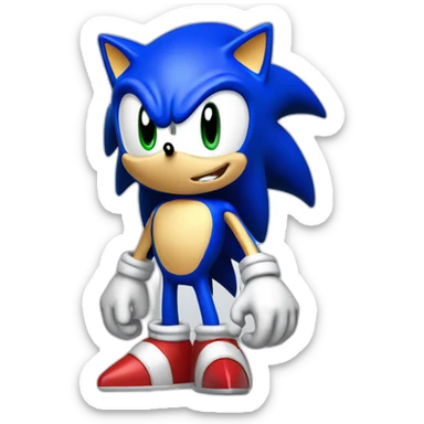 sonic cray sticker