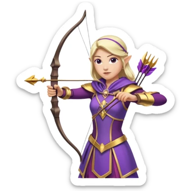 clash of clan archer queen sticker