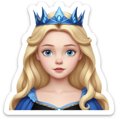Elle fanning as princess Aurora in Maleficent sticker