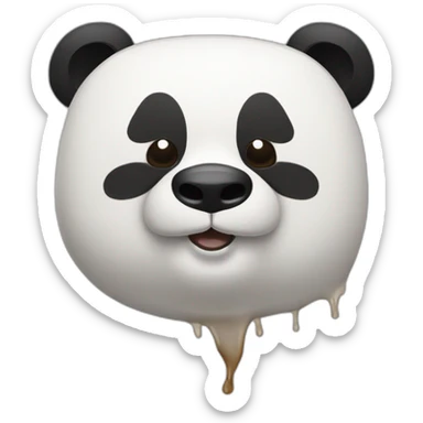 Panda qui fume un bédo sticker