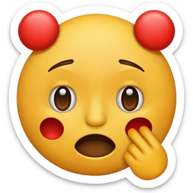 stress emoji sticker