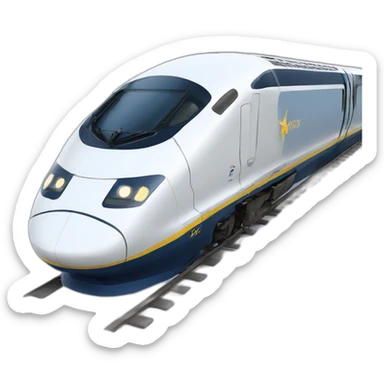 Eurostar train sticker