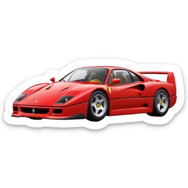 ferrari f40 sticker