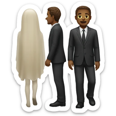 soul leaving the body classic emoji sticker