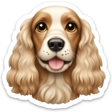 cocker spaniel dog sticker