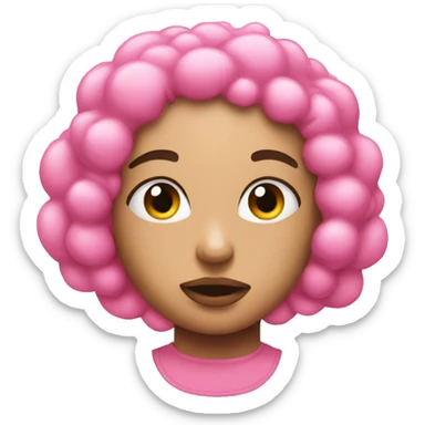 Bubble tee is pink sticker