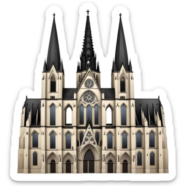 cologne cathedral sticker