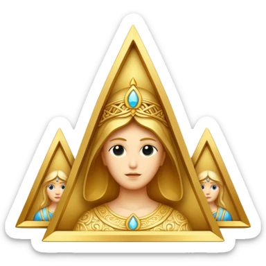 the holy triad sticker