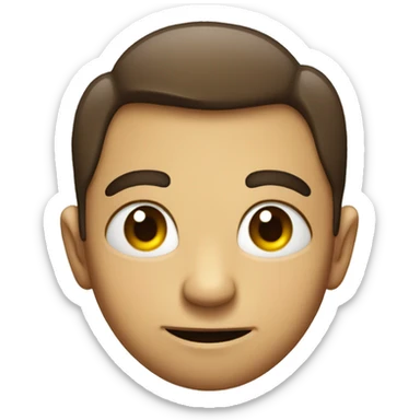 smily guilty side eye sticker