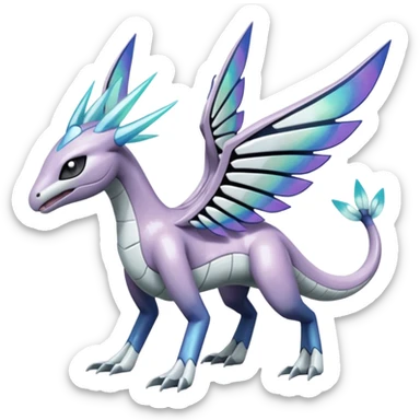 Meloetta-Palkia-Dialga-Pokémon-Fakémon-fusion-hybrid-creature sticker