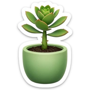 Desk Succulent Plant sticker