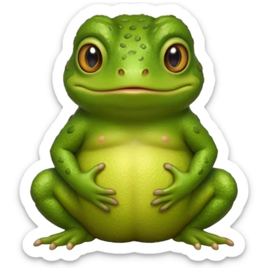 Make a avocado toad  put the pit in the torso sticker