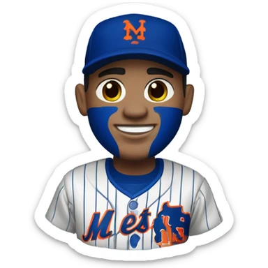 Juan Soto in a mets uniform sticker