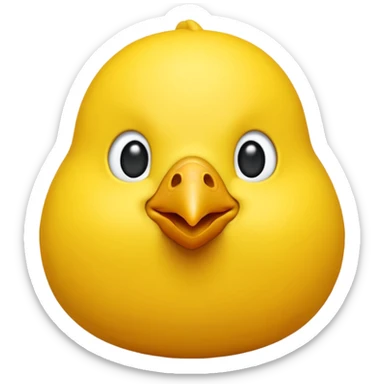 chicken 3d imoji transparen  sticker