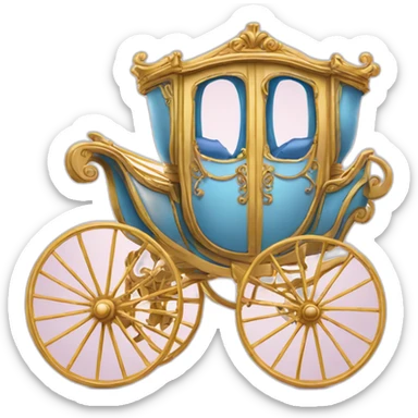 Carriage cinderella sticker