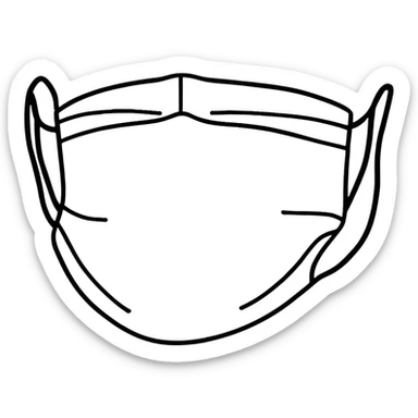 sheet face mask with serum sticker