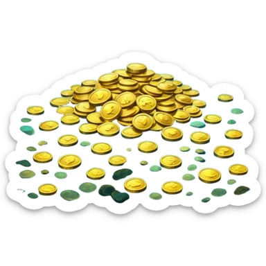 sunken treasure sticker