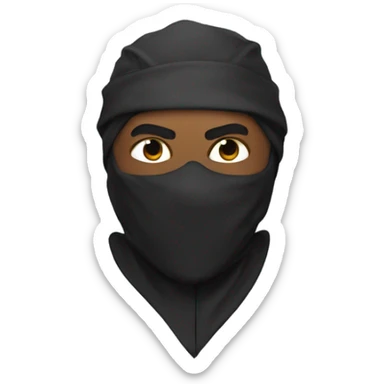 Ninja with a low taper fade sticker
