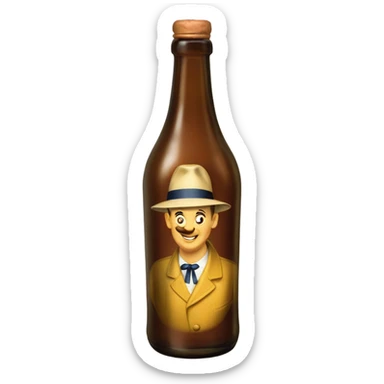 1942 Don hulio bottle sticker