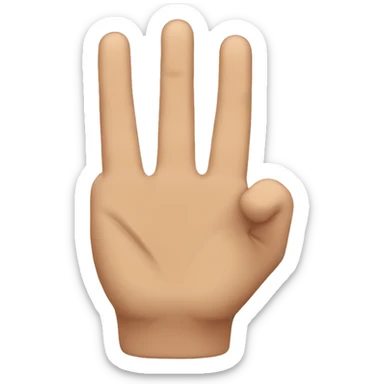 double thumb sticker