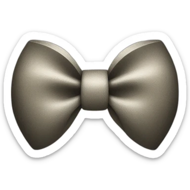 coquette bow on moai sticker