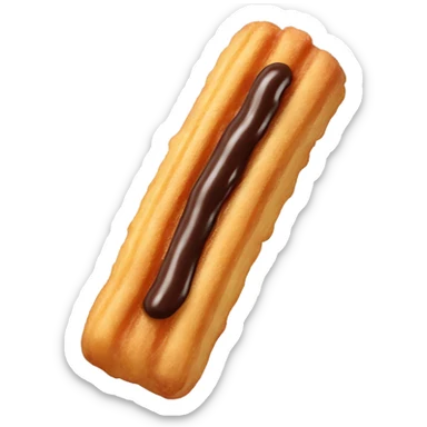 churros with chocolate sticker