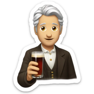 haciendo un fernet con coca sticker