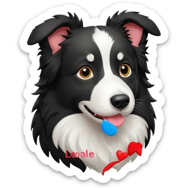 Border collie sticker