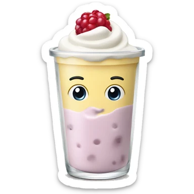 Yogurt parfait  sticker