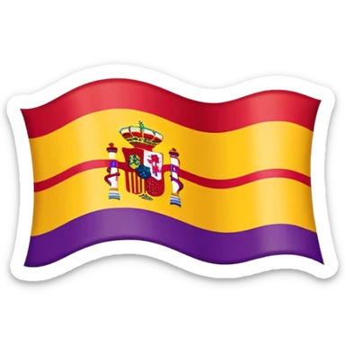 Bandera española segunda república  sticker
