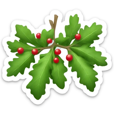 mistletoe sticker