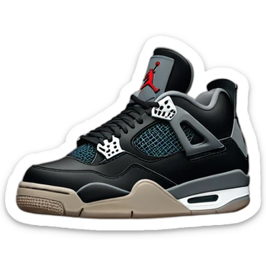 Jordan 4 Kaws sticker