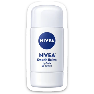 generate an ios genmoji of a NIVEA lip balm sticker