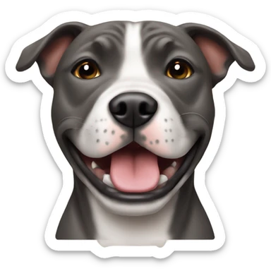 Staffy dog sticker