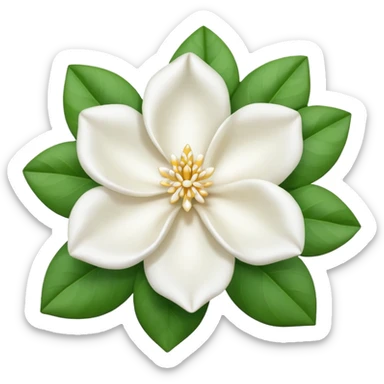 Gardenia sticker