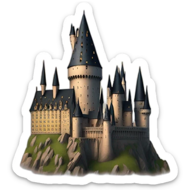 Harry Potter Hogwarts Castle sticker