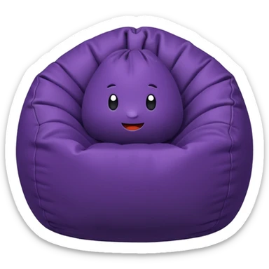 make a bean bag sticker