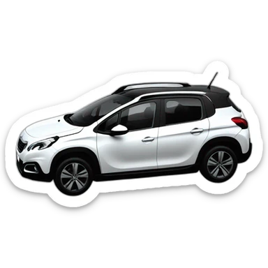 Peugeot 2008 2021 White sticker