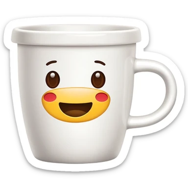 Create a coffee cup emoji sticker