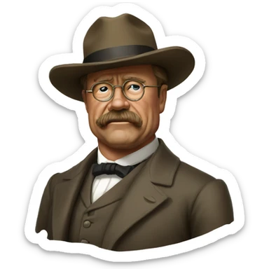 theodore roosevelt sticker