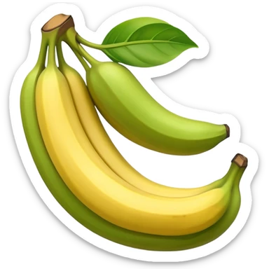 crear un emoji de platano verde para copiar y pegar en fb sticker