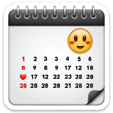 calender 02.28 sticker