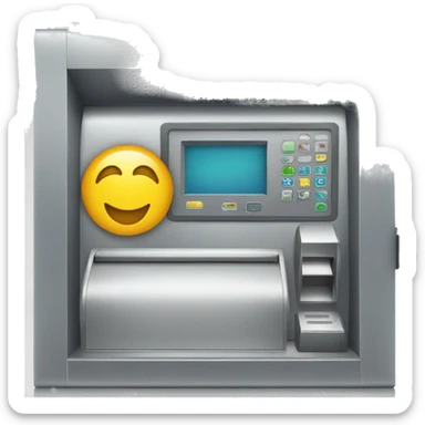 donation machine sticker