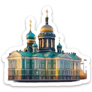 Saint-Petersburg city Russia sticker
